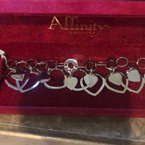 Heart shaped bracelet.